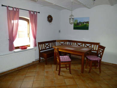 So gemütlich kann eine Landhausküche sein